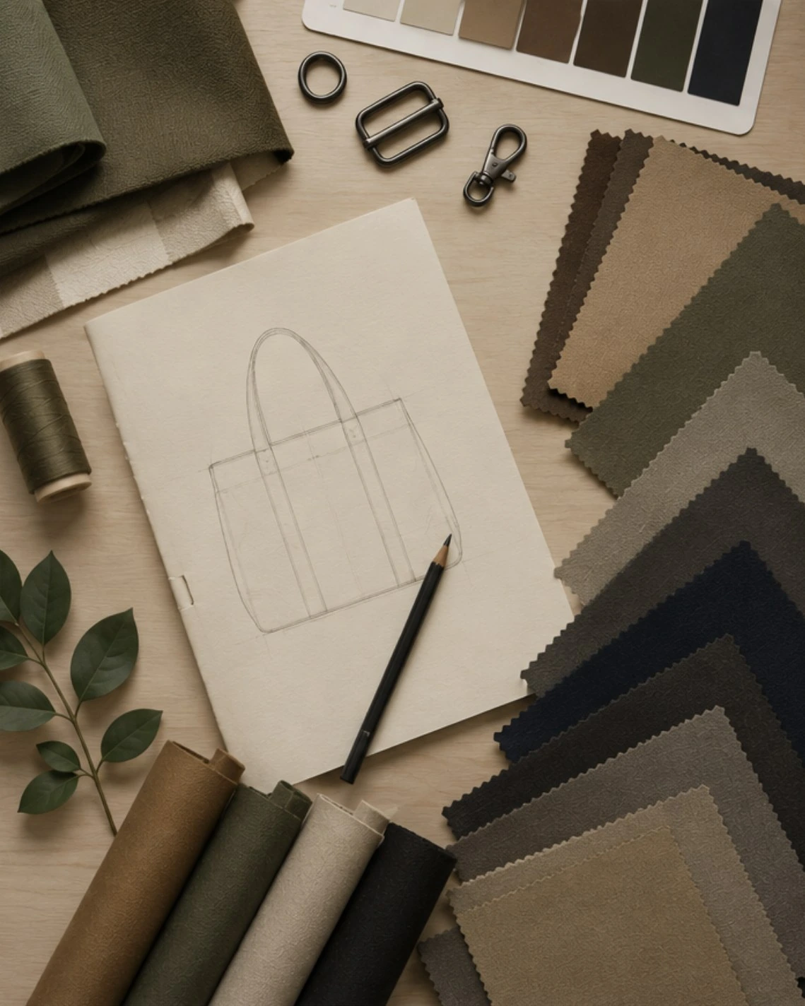 Bag design and development workspace